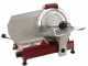 FAC F 250 R Red - Meat Slicer with 250 mm Blade - Easy-to-clean parts  - Fixed Sharpener
