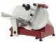 FAC F 250 R Red - Meat Slicer with 250 mm Blade - Easy-to-clean parts  - Fixed Sharpener