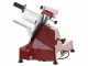 FAC F 250 R Red - Meat Slicer with 250 mm Blade - Easy-to-clean parts  - Fixed Sharpener