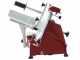 FAC F 250 R Red - Meat Slicer with 250 mm Blade - Easy-to-clean parts  - Fixed Sharpener