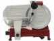 FAC F 250 R Red - Meat Slicer with 250 mm Blade - Easy-to-clean parts  - Fixed Sharpener
