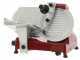 FAC F 250 R Red - Meat Slicer with 250 mm Blade - Easy-to-clean parts  - Fixed Sharpener