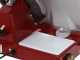 FAC F 250 R Red - Meat Slicer with 250 mm Blade - Easy-to-clean parts  - Fixed Sharpener