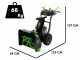 EGO SNT 2400E - Battery-powered Snowplough - BATTERY AND CHARGER NOT INCLUDED