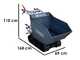 BlackStone TB 3250 D Tracked Power Barrow - Manual dumper - Max load capacity 320 Kg