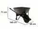 Blackstone CAR 150-M100 Electric Wheelbarrow - 24V/12ah Battery