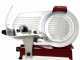 FAC F 300 R RED - Electric Gravity Meat Slicer - 300 mm Blade - Painted Aluminium Alloy Body