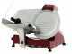 FAC F 300 R RED - Electric Gravity Meat Slicer - 300 mm Blade - Painted Aluminium Alloy Body