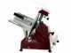 FAC F 300 R RED - Electric Gravity Meat Slicer - 300 mm Blade - Painted Aluminium Alloy Body