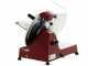 FAC F 300 R RED - Electric Gravity Meat Slicer - 300 mm Blade - Painted Aluminium Alloy Body