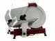 FAC F 300 R RED - Electric Gravity Meat Slicer - 300 mm Blade - Painted Aluminium Alloy Body