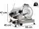 FAC F250E - Meat Slicer - CE Professional - Anodized Aluminium Alloy Body