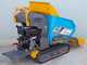 EuroMech EM500L-Dump &amp; Shovel Tracked Power Barrow - Hydraulic dumper with bucket 500 Kg