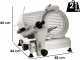 FAC F300E - Gravity Meat Slicer - CE Professional - Anodized Aluminium Alloy Body