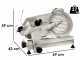 FAC F300CL - Gravity Meat Slicer - CE Professional - Anodized Aluminium Alloy Body