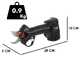 Blue Bird PS 21-25 Battery-powered Electric Pruning Shears - 2 Batteries Included - 14.4V 2Ah - &Oslash; 25 mm