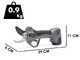 Ausonia Nativa Medium Cordless Pruning Shears - 2 x 16.8 V - 2.5Ah batteries included