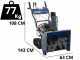 BullMach BM-61 LTE - Petrol Snowplough - Tracked - Loncin H200