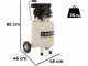 Blackstone V-SBC50-10 - Oilless Electric Silenced Air Compressor - 1 HP Motor - 50 L Vertical