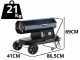 BullMach BM-DDH 30 - Diesel Hot Air Generator - Direct Combustion - Wheeled - 30 kW