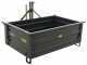 Transport Box for Tractor Blackstone B-TB 140 - Tipping transporter - 3 openable side panels