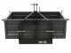 Transport Box for Tractor Blackstone B-TB 140 - Tipping transporter - 3 openable side panels