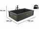 Transport Box for Tractor Blackstone B-TB 180 - Tipping transporter - 3 openable side panels