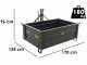 Transport Box for Tractor Blackstone B-TB 160 - Tipping transporter - 3 openable side panels