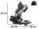 Batavia Battery-powered Chain Sharpener - sharpener for saw chains - with 18 V/2ah battery