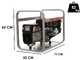 MOSA GE 8000 KBT - Petrol generator 6.4 kW - Continuous 5.6 kW Three-phase - Kohler CP CH440 engine