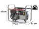MOSA GE 7000 BBM AVR - Petrol generator with AVR 6 kW - Continuous 5 kW Single-phase - B&amp;S XR2100 engine