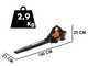WORX WG583E 3in1 Battery-powered Leaf Blower - 2x20V/4Ah