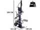 BullMach BM-LS-BS 16 V - Petrol Log Splitter - Vertical B&amp;S CR950