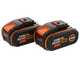 WORX NITRO WG749E Self-propelled Battery-powered Lawn Mower -  2x20V/4Ah + Free: 2x20V/4Ah batteries - 46 cm Cutting Width