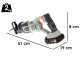 Batavia Cordless Reciprocating Jigsaw - 18 V 2.5Ah Battery
