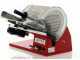Seven Italy PS 300 PRO RED - Meat Slicer with 300 mm Blade - Sharpener Included