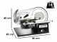Seven Italy PS 250 PRO BLACK - Meat Slicer with 250 mm Blade - Sharpener Included