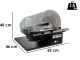 Seven Italy PS 275 PRO BLACK - Meat Slicer with 275 mm Blade - Sharpener Included