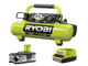 RYOBI R18AC-0 - Portable Battery-powered Air Compressor - 18V - WITHOUT BATTERY AND CHARGER