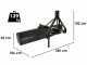 Blackstone B-GB 180 Tractor-mounted Grader Blade with 360&deg; Rotation and Adjustable Arm