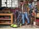 RYOBI R18SW3-0 Battery-powered Hand Push Sweeper with collection basket - 18 V - 4Ah