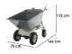 BlackStone BS-CAR 500 E-D Electric Battery-powered Wheelbarrow - 48V/25Ah Battery