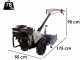 BullMach GEO 50 L - Petrol Two-wheel Tractor - Loncin C200F - 6.5HP
