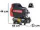 Fiac Leonardo - Portable coaxial electric air compressor - 1 HP Motor