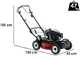 GRINDER 52 VH Self-propelled Petrol Lawn Mower - Honda GCVx 200 Engine - 52 cm Cutting Width - Double Mulching Blade