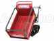 GeoTech-Pro BMS155 BS - Self-propelled track-mounted garden shredder on wheelbarrow - B&amp;S XR2100 engine