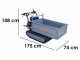Wortex SFL 500 Tracked Power Barrow - Extendable Barrow with 500 Kg load capacity