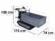 Wortex SFL 500-E Tracked Power Barrow - 500 Kg Dumper - Electric start