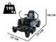 PROMO EGO ZT4201E-L Z6 - 56V/40Ah Battery-powered Riding-on Mower - Zero-turn