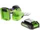 Greenworks G24SHT - Battery powered grass-cutting shears with pole - 24V 2.0ah battery kit and charger